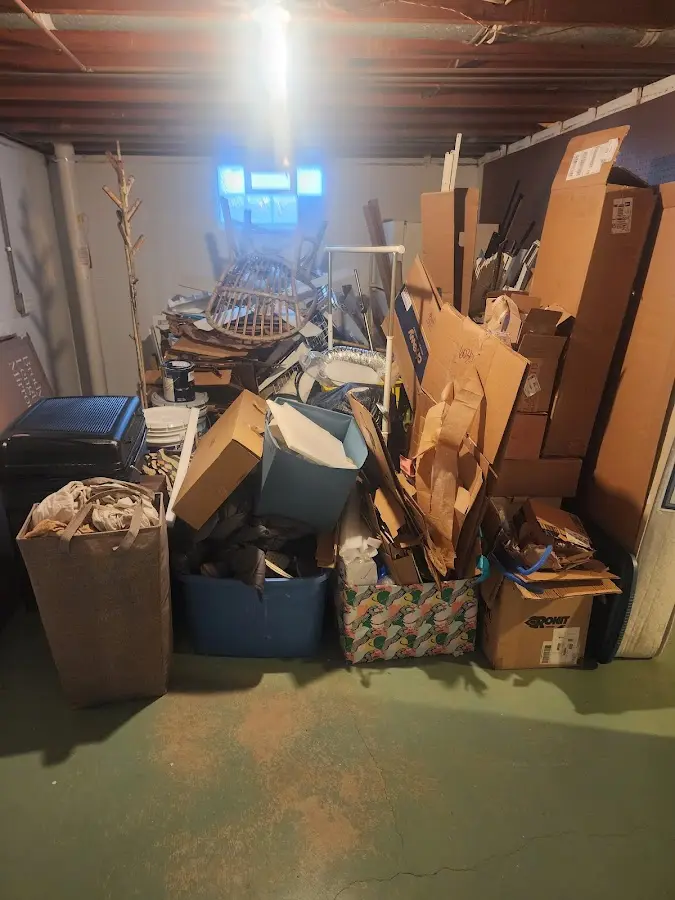 Roll-off dumpster container at job site for Concrete Dumpster Rental in Bayou Vista